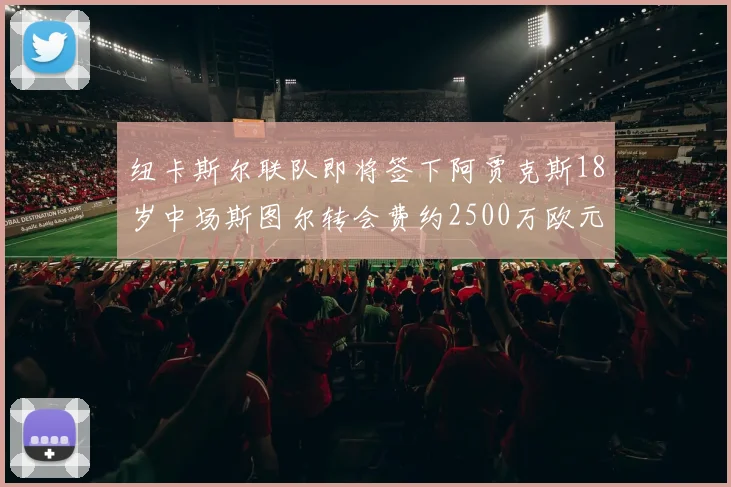 纽卡斯尔联队即将签下阿贾克斯18岁中场斯图尔转会费约2500万欧元